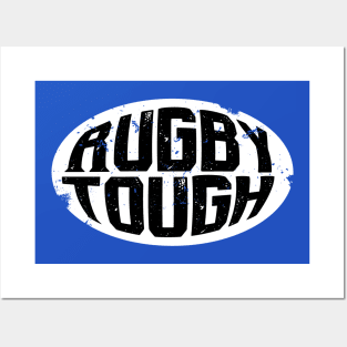 Rugby Tough Ball Design Posters and Art